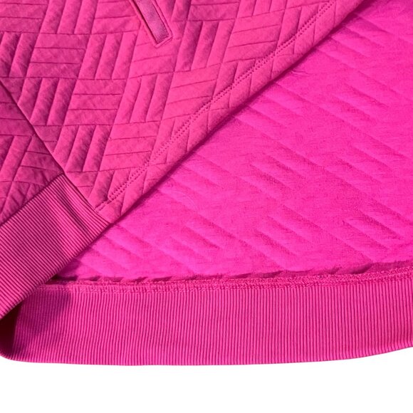 T by Talbots Womens 3X Pink Quilted Shawl Collar Pullover Used - Picture 6 of 15